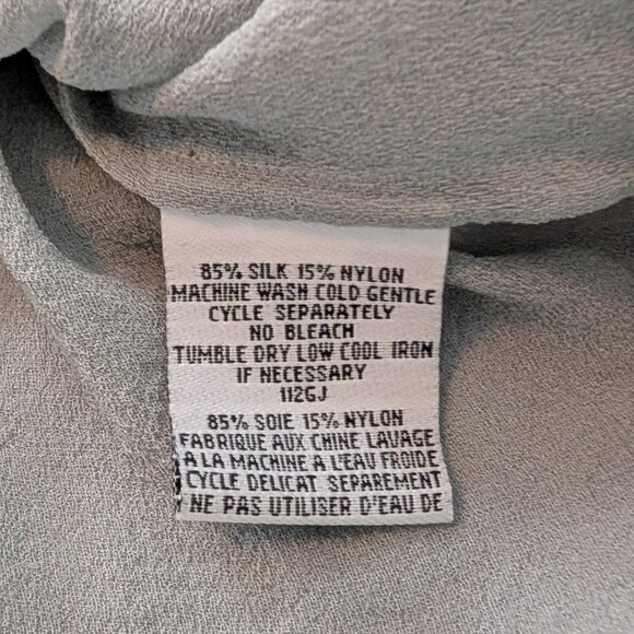 Eileen Fisher Silk Sheer Georgette blouse 3x - Picture 4 of 7